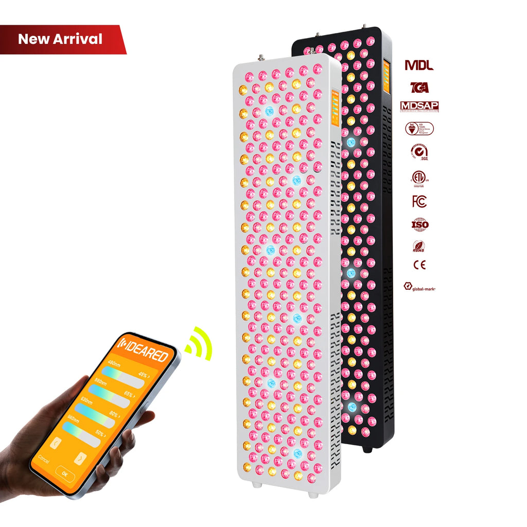 Home Use Dual Chip NIR Red Light Therapy Panel Phone App Controlled Muscle Ache Pain Relief Equipment US Standing