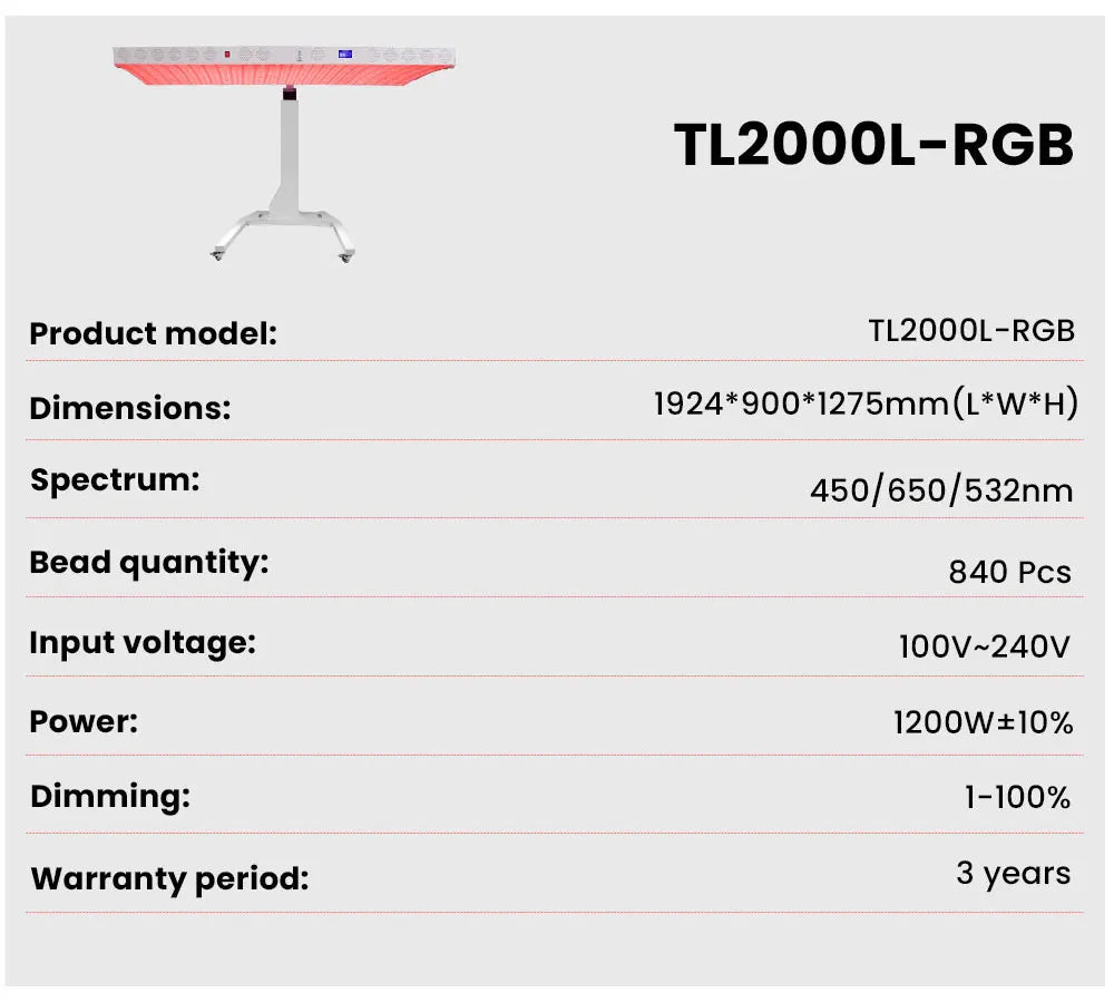 Full Body Red Light Therapy Bed