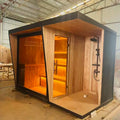 Red Cedar Outdoor Sauna Cabin