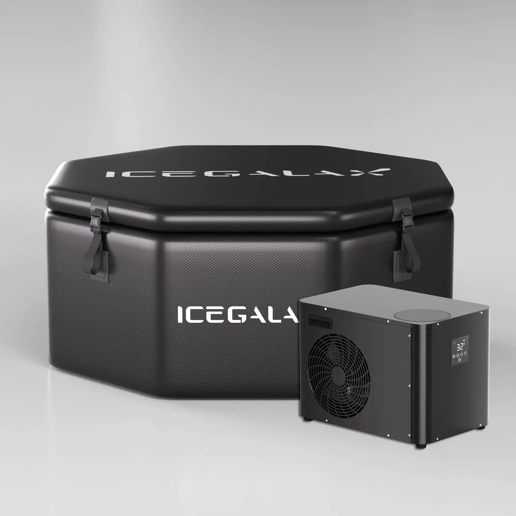 ICEGALAX Best 2-8 Person Yacusie Pool Foldable Bathtub Hot Tub Cold Plunge Party Plunge Inflatable Octagon Tub