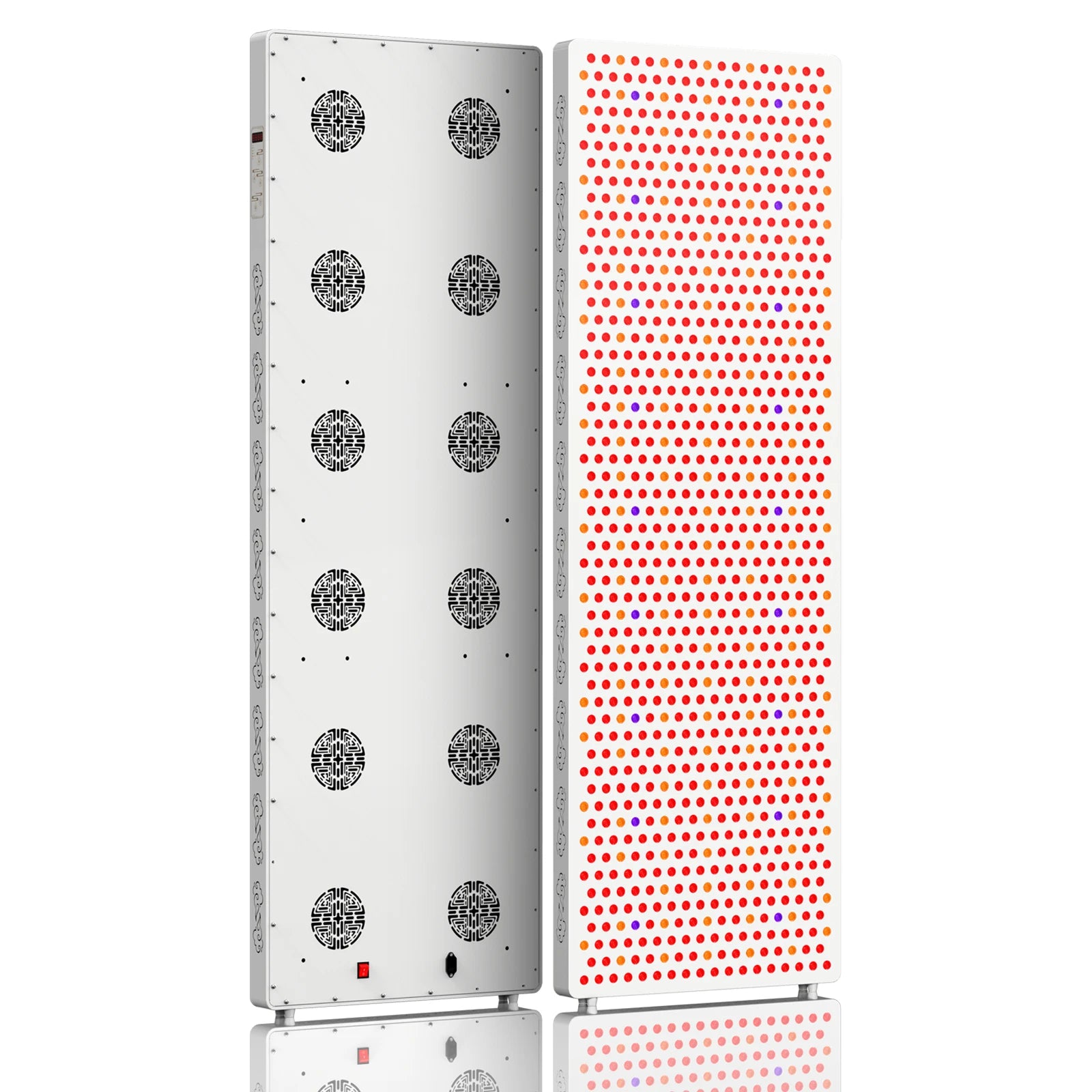 Bonliter High Quality 4725W Red Therapy Light Panel 7 Wavelength Large Size With Electric Stand for Body Pain Relief Skin Beauty